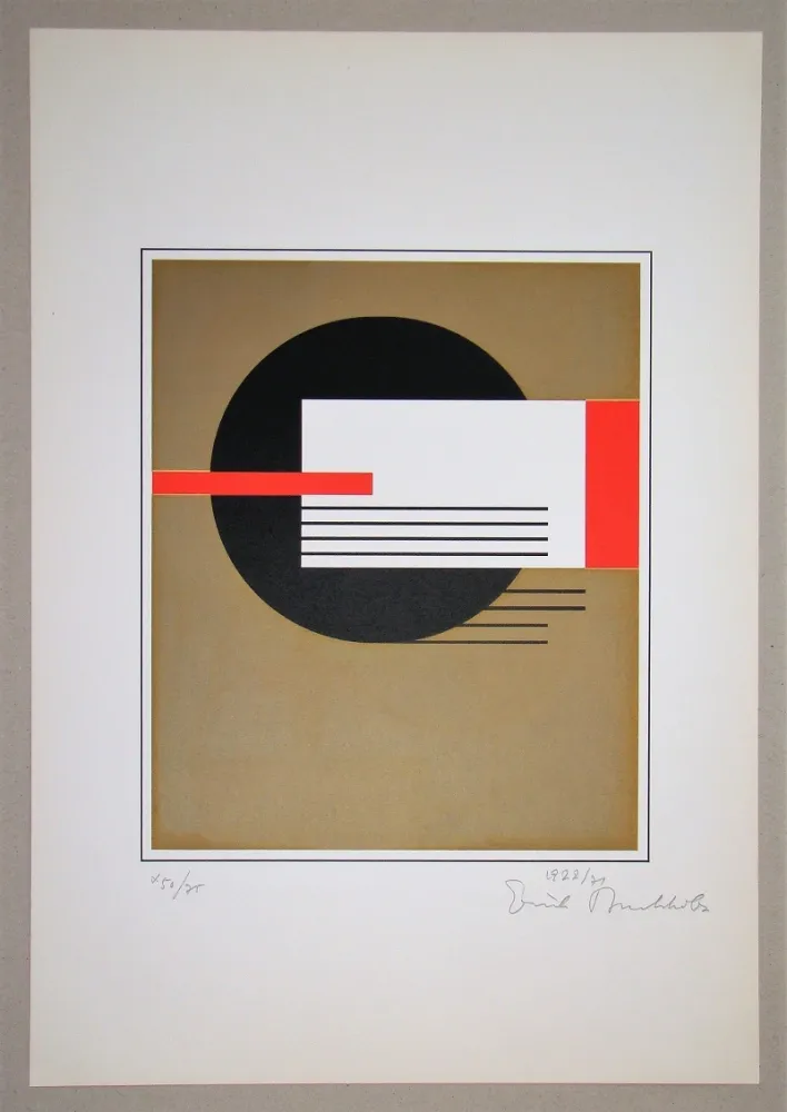 Serigrafia Buchholz - Composition, 1922