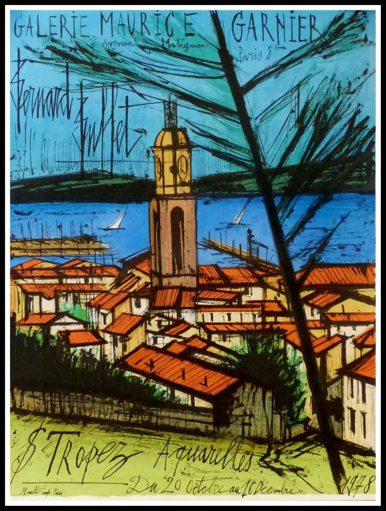 Cartaz Buffet -  GALERIE MAURICE GARNIER - SAINT TROPEZ