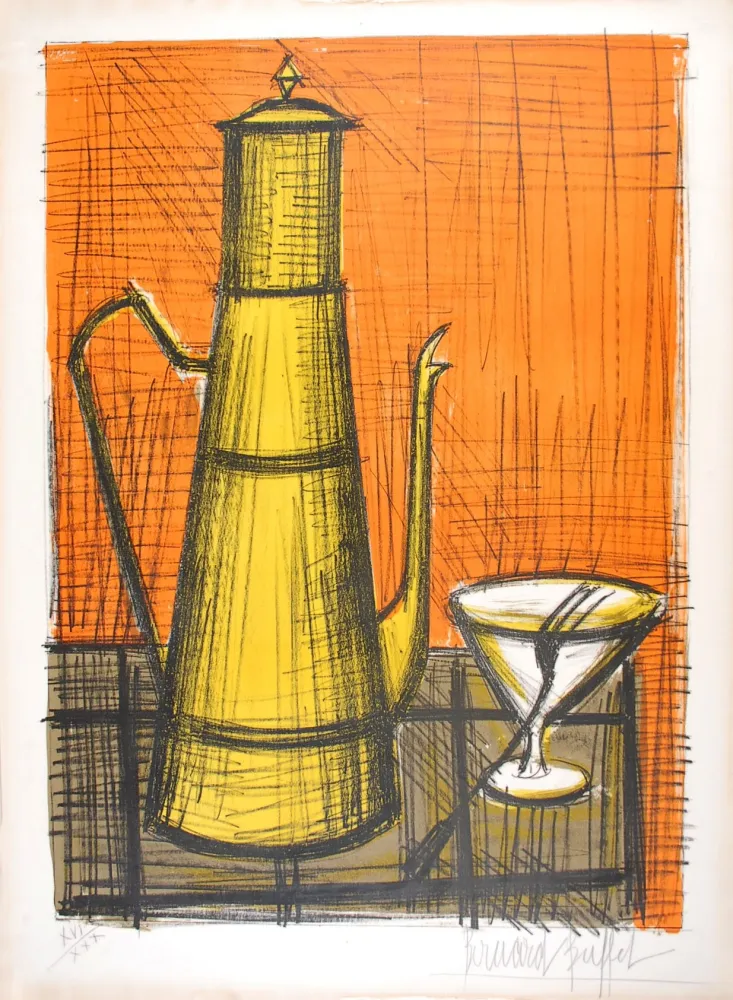 Litografia Buffet - La Cafetière