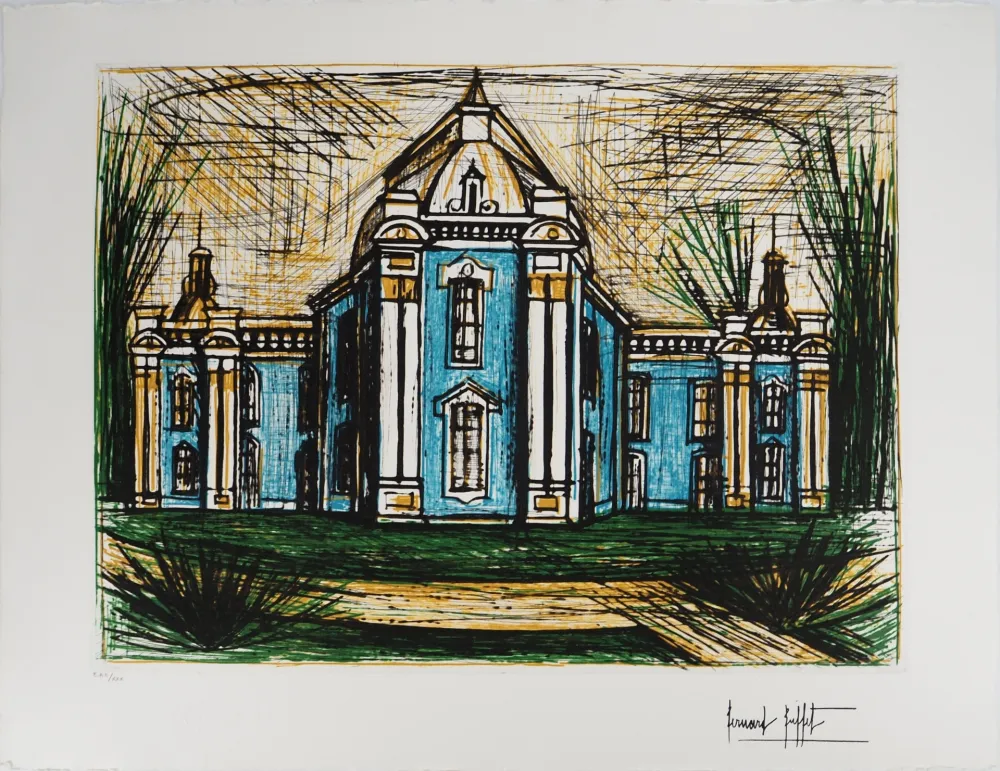 Gravura Buffet - Le pavillon de l'Ermitage