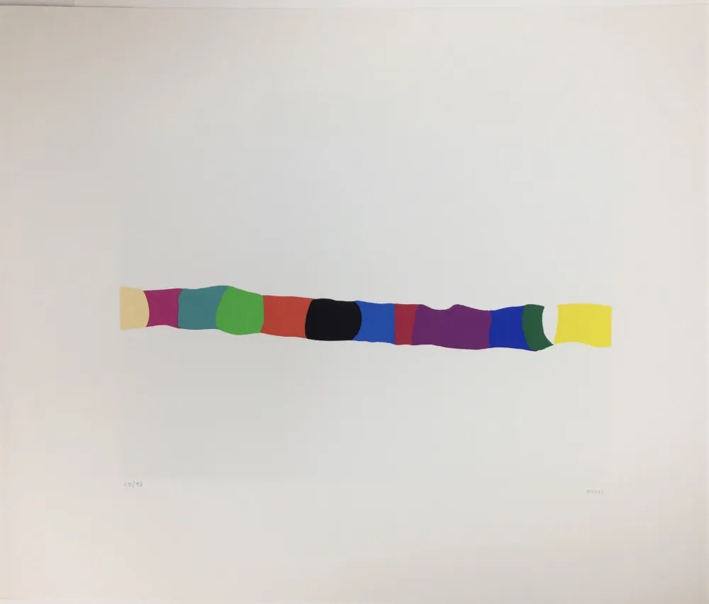 Serigrafia Burri - Trittico C - 2