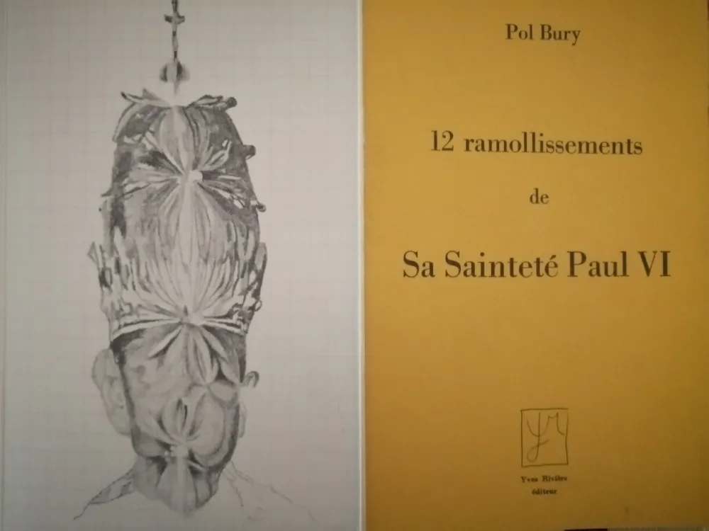 Livro Ilustrado Bury - 12 ramollissements de sa Sainteté Paul VI