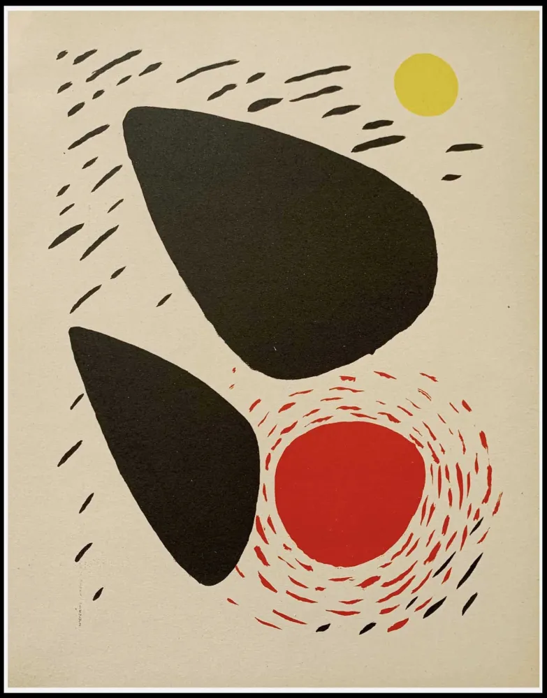 Litografia Calder - COMPOSITION 