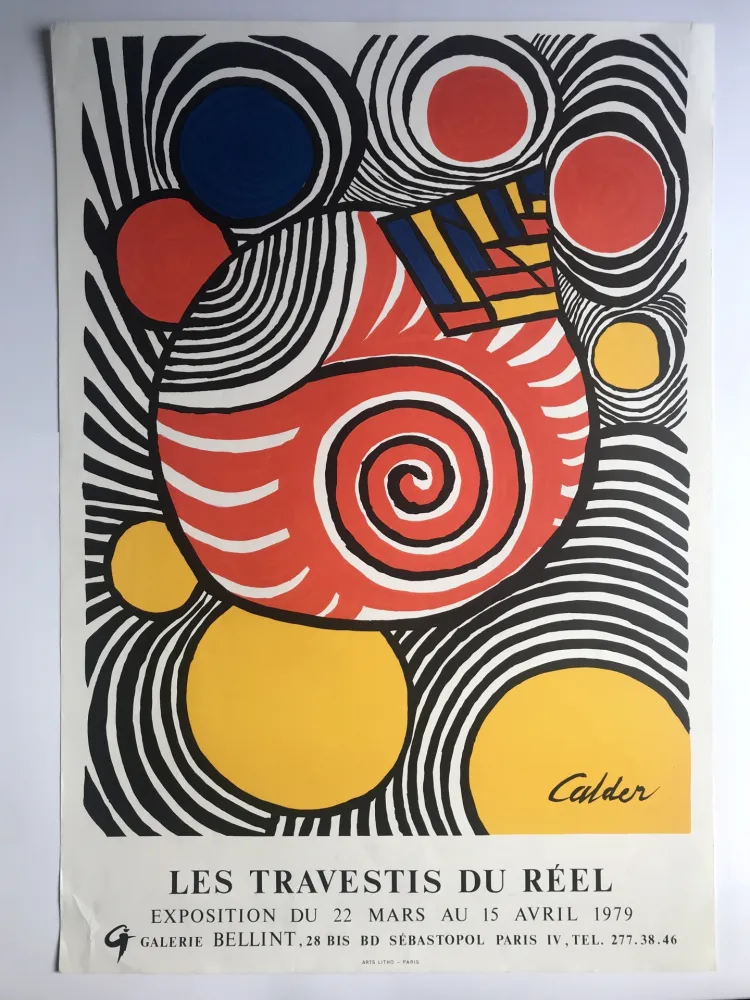Cartaz Calder - Galerie Bellint / les travestis du réel