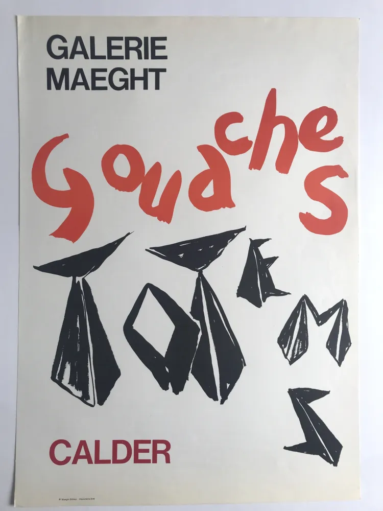 Cartaz Calder - Galerie Maeght