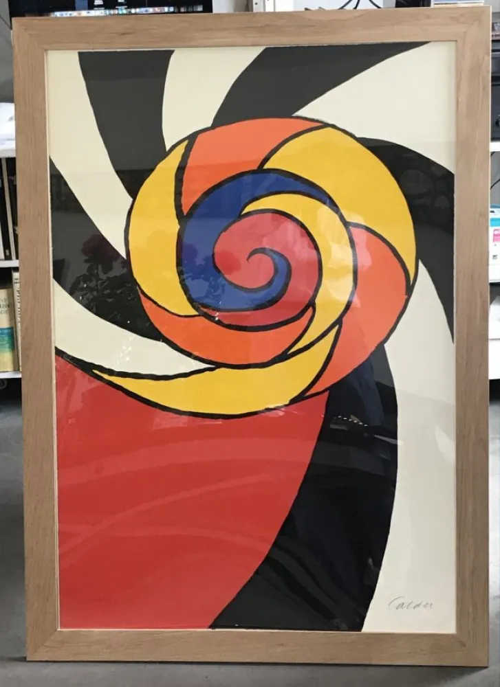 Litografia Calder - Le turban , 1969