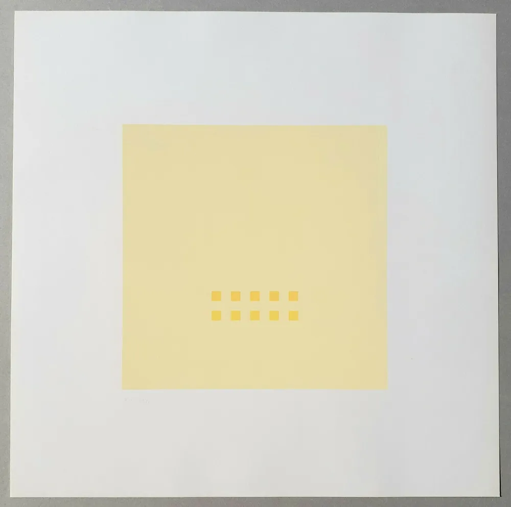 Serigrafia Calderara - Luce spazio immagine (Tav. 4)