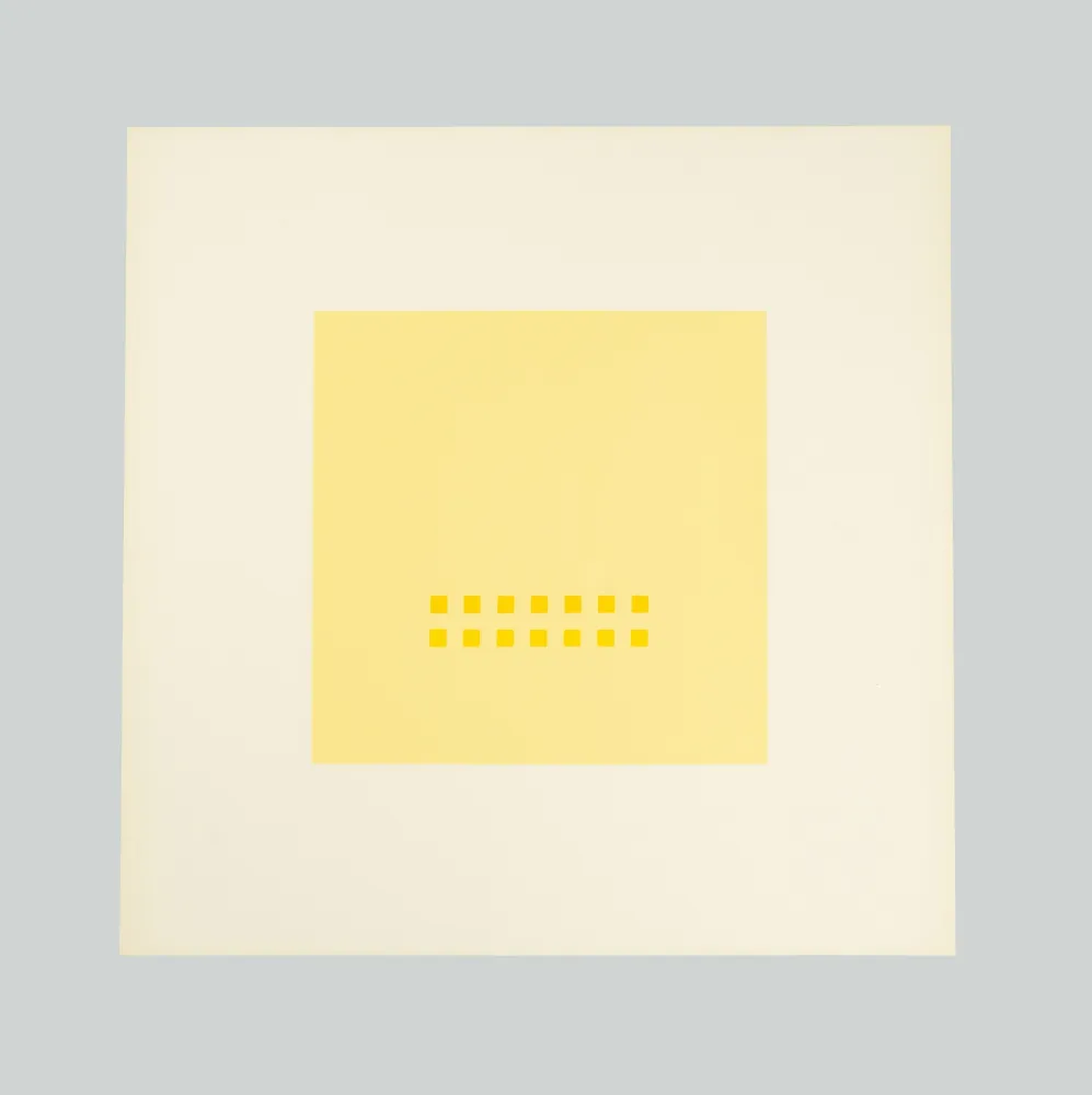 Serigrafia Calderara - Luce spazio immagine (Tav. 6)