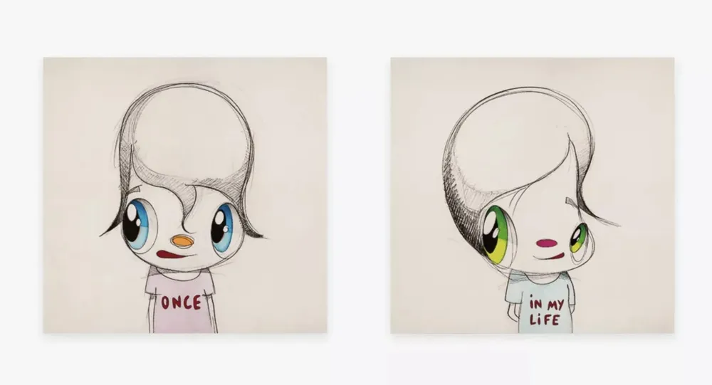 Múltiplo Calleja - Once in my life (diptych)