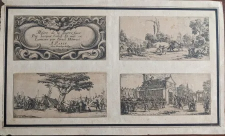 Água-Forte Callot - Les petites misères de la guerre