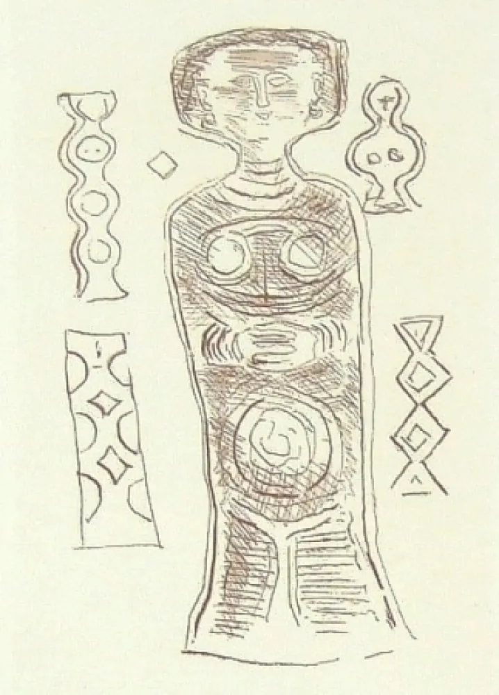 Gravura Campigli - Idolo