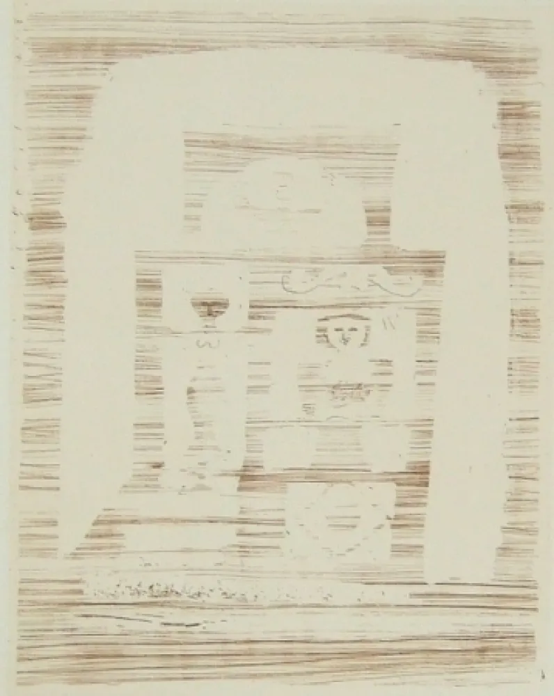 Gravura Campigli - La casa