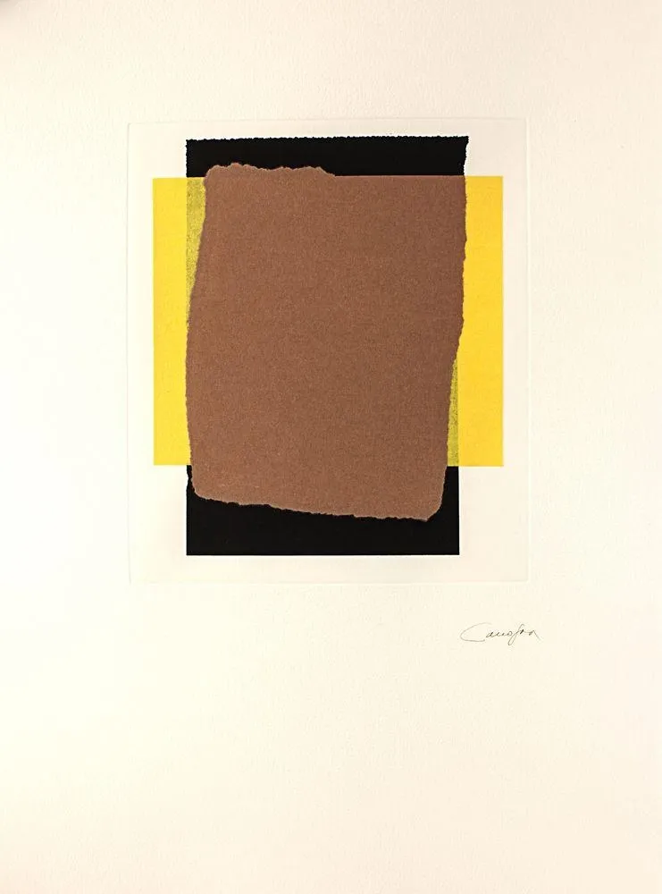 Gravura Canogar - Medallón