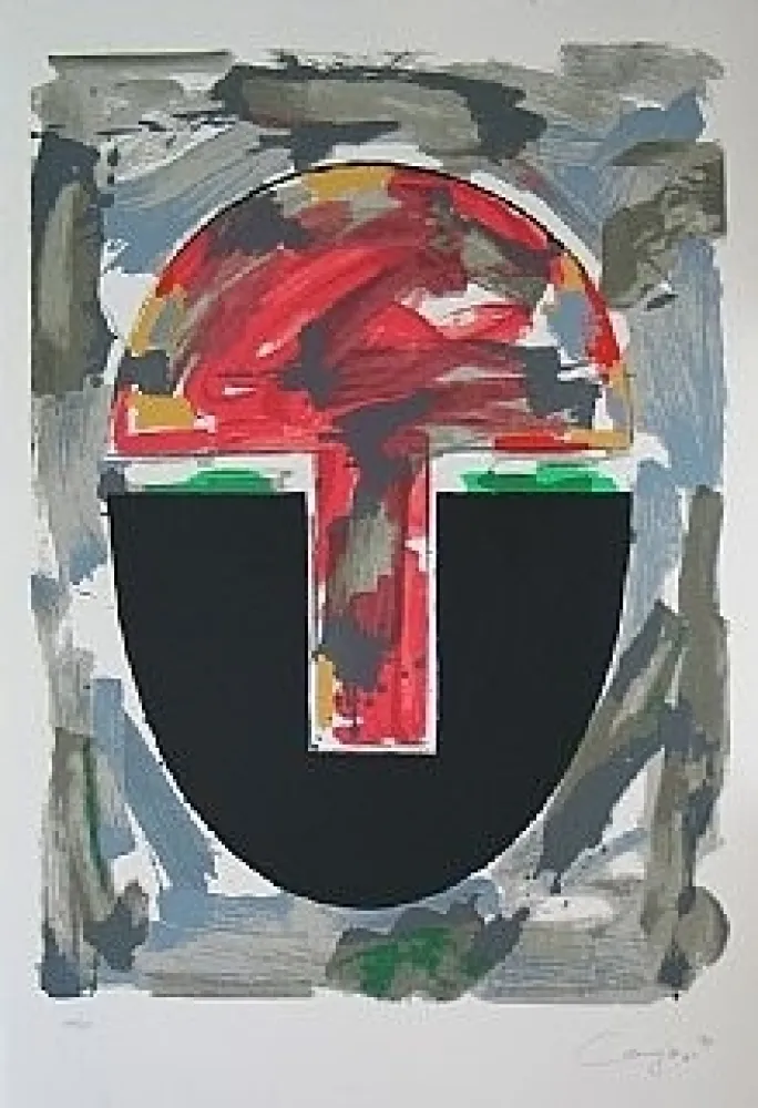 Serigrafia Canogar - Sans titre