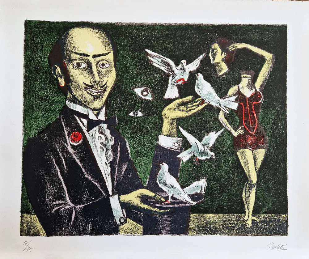 Litografia Carletti - Illusionista