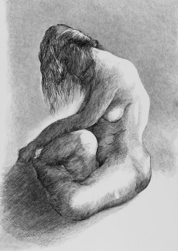 Água-Forte Carrera - Nudo 