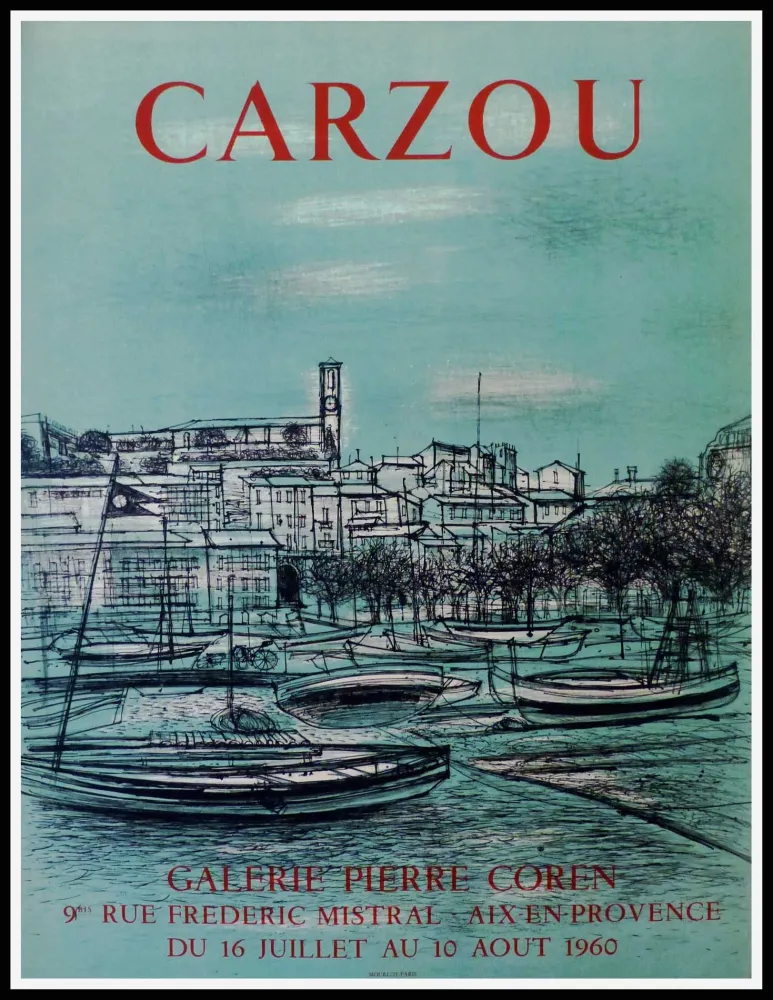 Cartaz Carzou - CARZOU GALERIE PIERRE COREN, AIX EN PROVENCE