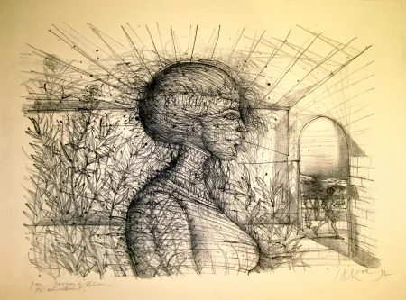 Litografia Carzou - Untitled