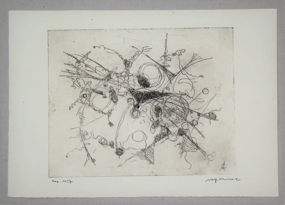 Água-Forte Cavael - Abstrakte Komposition