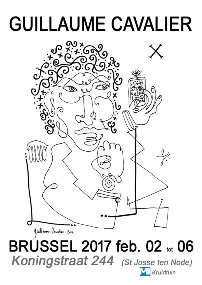 Cartaz Cavalier - '' Bruxelles 2017 ''