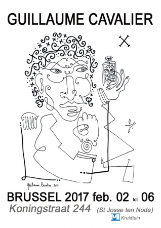 Cartaz Cavalier - '' Bruxelles 2017 ''