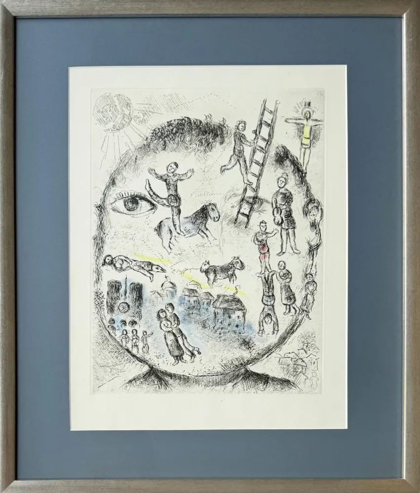 Água-Forte E Água-Tinta Chagall - Celui qui dit les choses sans rien dire, Planche V