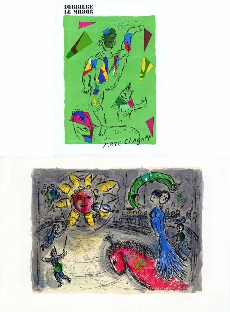 Litografia Chagall - Derriere le Miroir 235, edition de Luxe, numbered