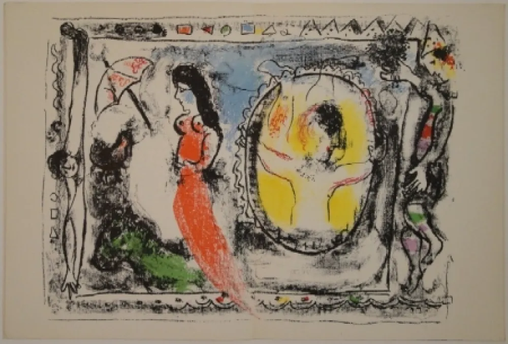 Livro Ilustrado Chagall - DERRIÈRE LE MIROIR, No 147