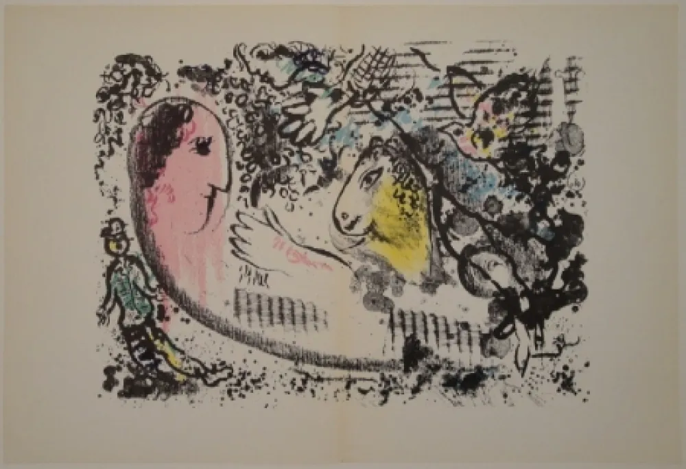 Livro Ilustrado Chagall - DERRIÈRE LE MIROIR, No 182