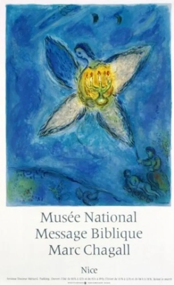 Litografia Chagall - LAnge au Chandelier