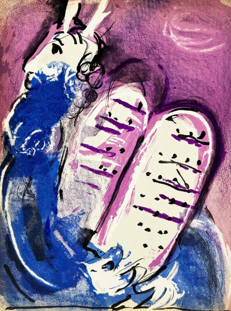 Litografia Chagall - Moses II