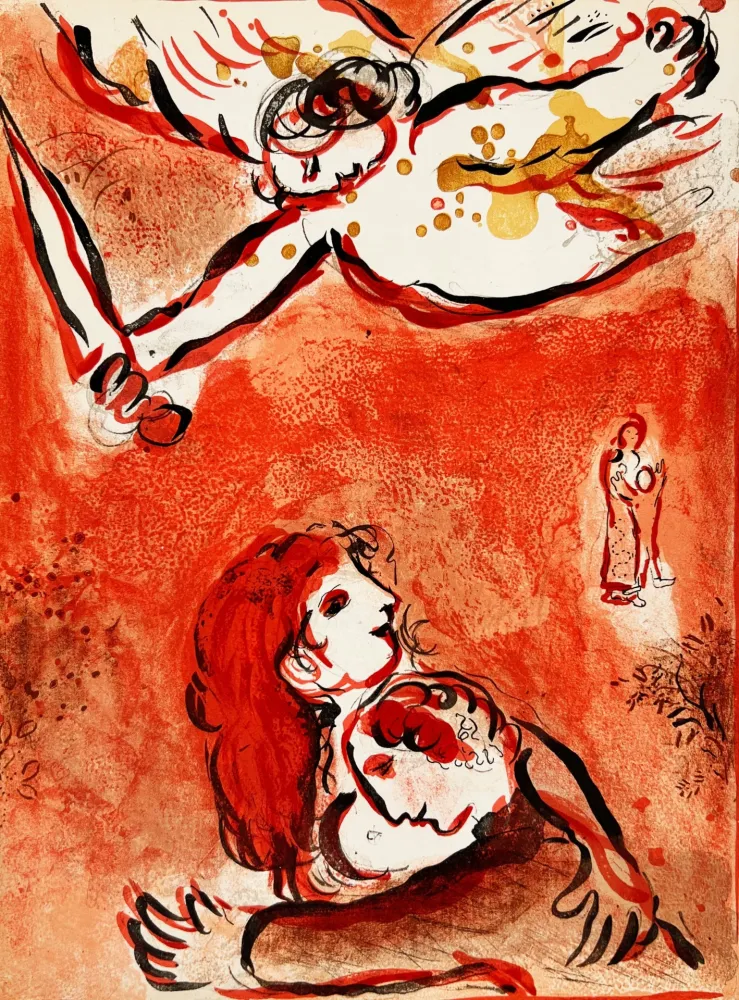 Litografia Chagall - The Face of Israel