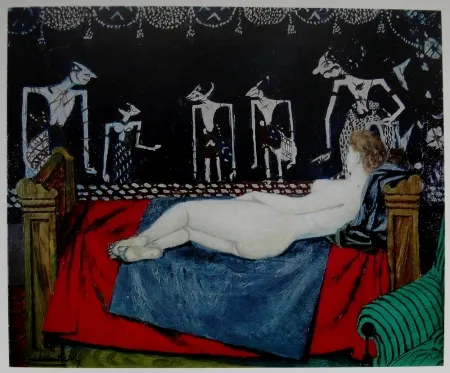 Livro Ilustrado Chapelain-Midy - CATOGUE EXPOSITION JAPON et 3 Lettres manuscrites / JAPAN EXHIBITION CATALOG and 3 handwriter letters 