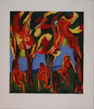 Água-Forte E Água-Tinta Chia - Untitled