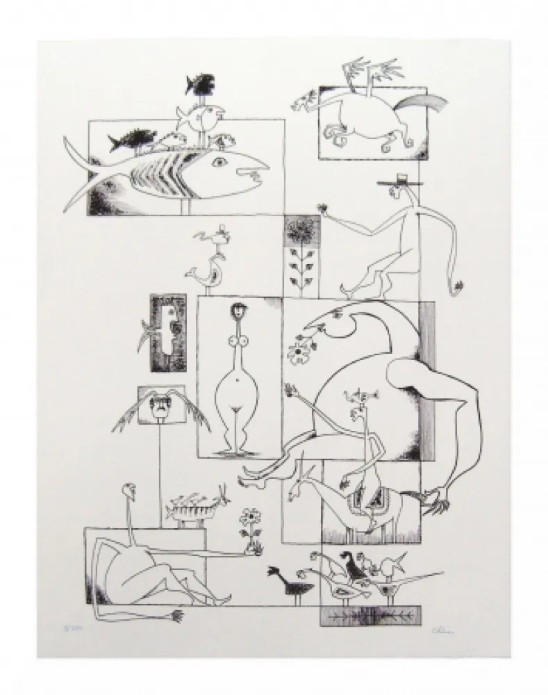 Litografia Chica - Ils sont tous là!