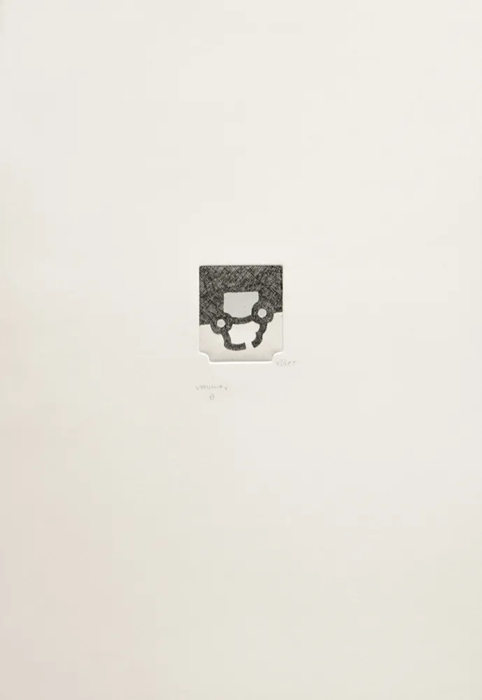Litografia Chillida - 12th anniversary of Galeria Joan Prats