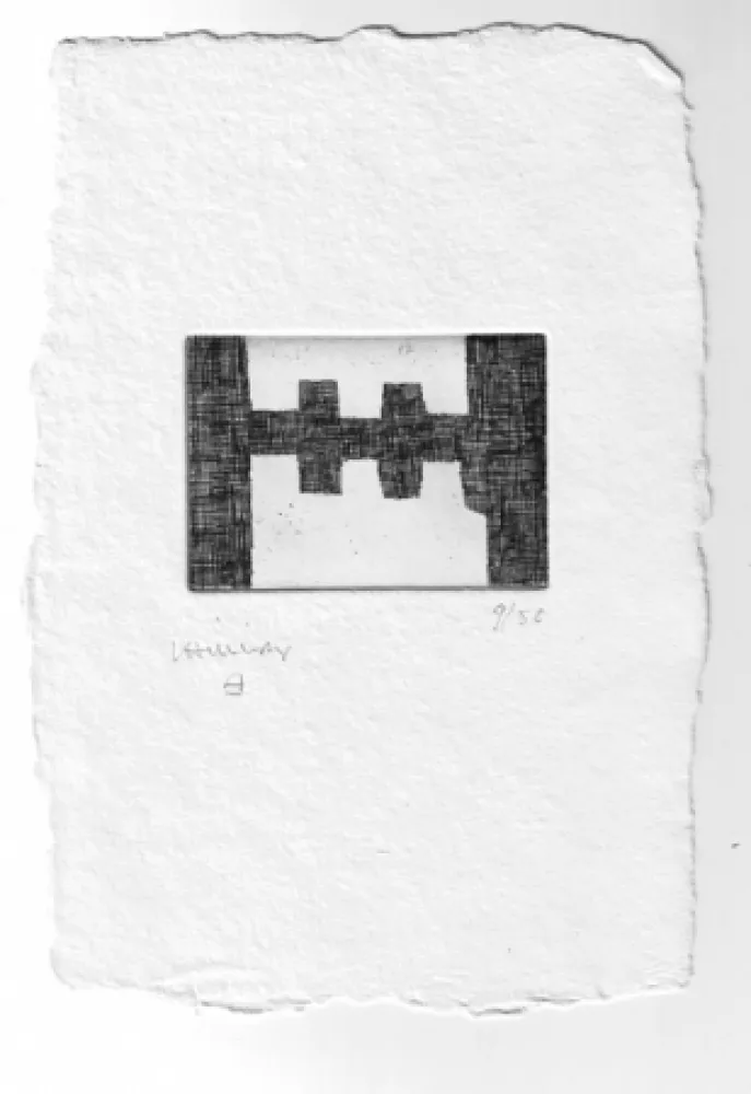 Gravura Chillida - Batzar