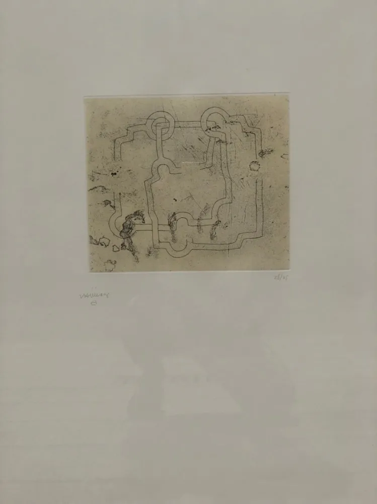 Água-Forte E Água-Tinta Chillida - Bidearte I