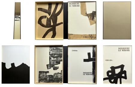 Livro Ilustrado Chillida - COLLECTION COMPLÈTE des 7 volumes de la revue DERRIÈRE LE MIROIR consacrés à CHILLIDA (parus de 1956 à 1980) 