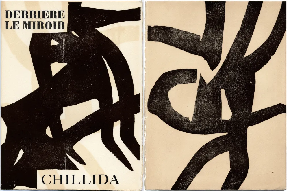 Livro Ilustrado Chillida - DERRIÈRE LE MIROIR N °90-91. CHILLIDA. Oct.-Novembre 1956.