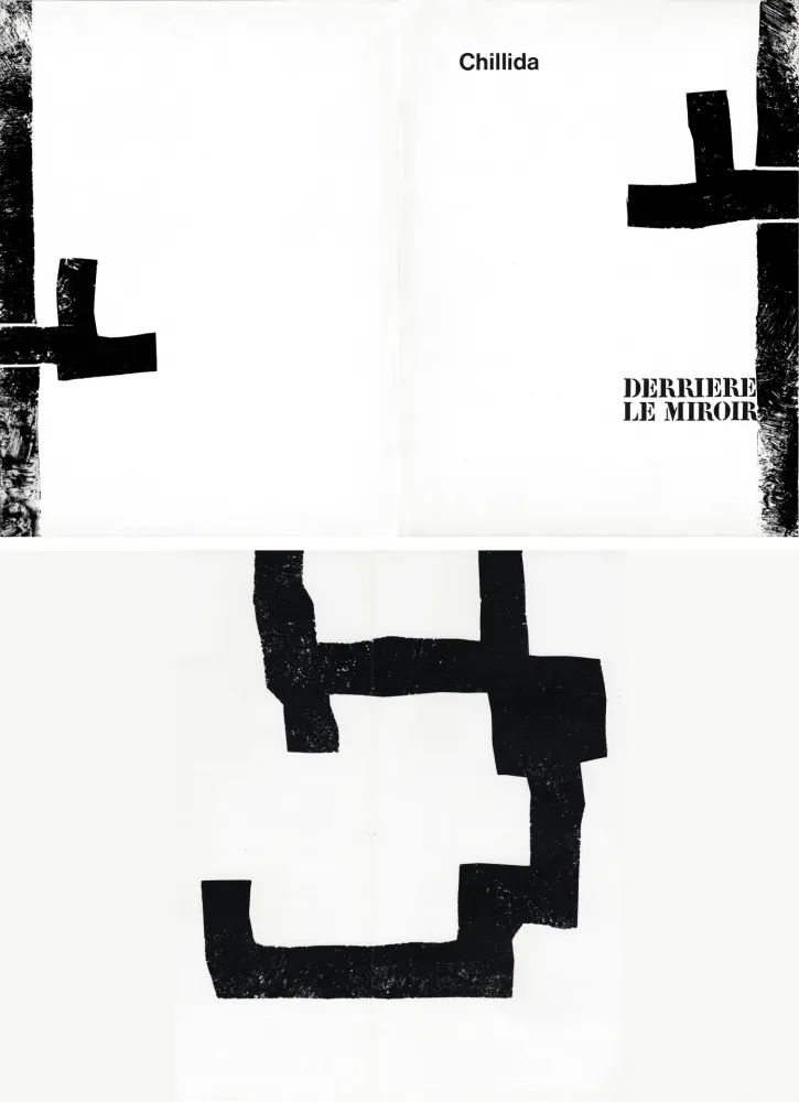 Livro Ilustrado Chillida - DERRIÈRE LE MIROIR N°183. CHILLIDA. Février 1970.