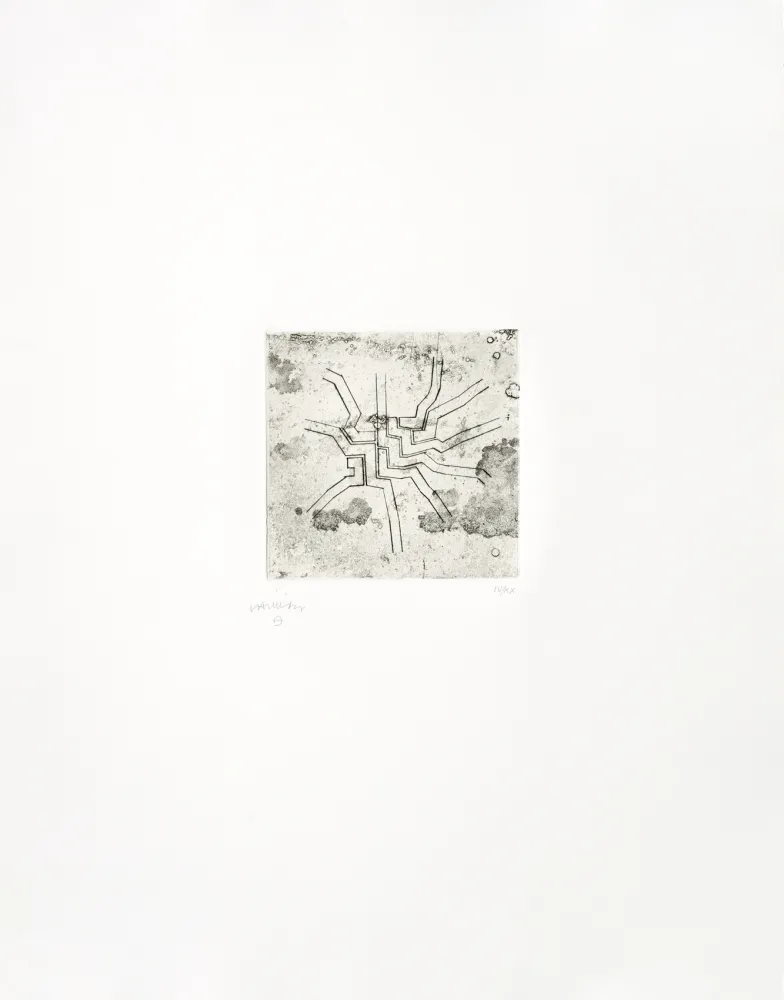 Gravura Chillida - Enda VI 