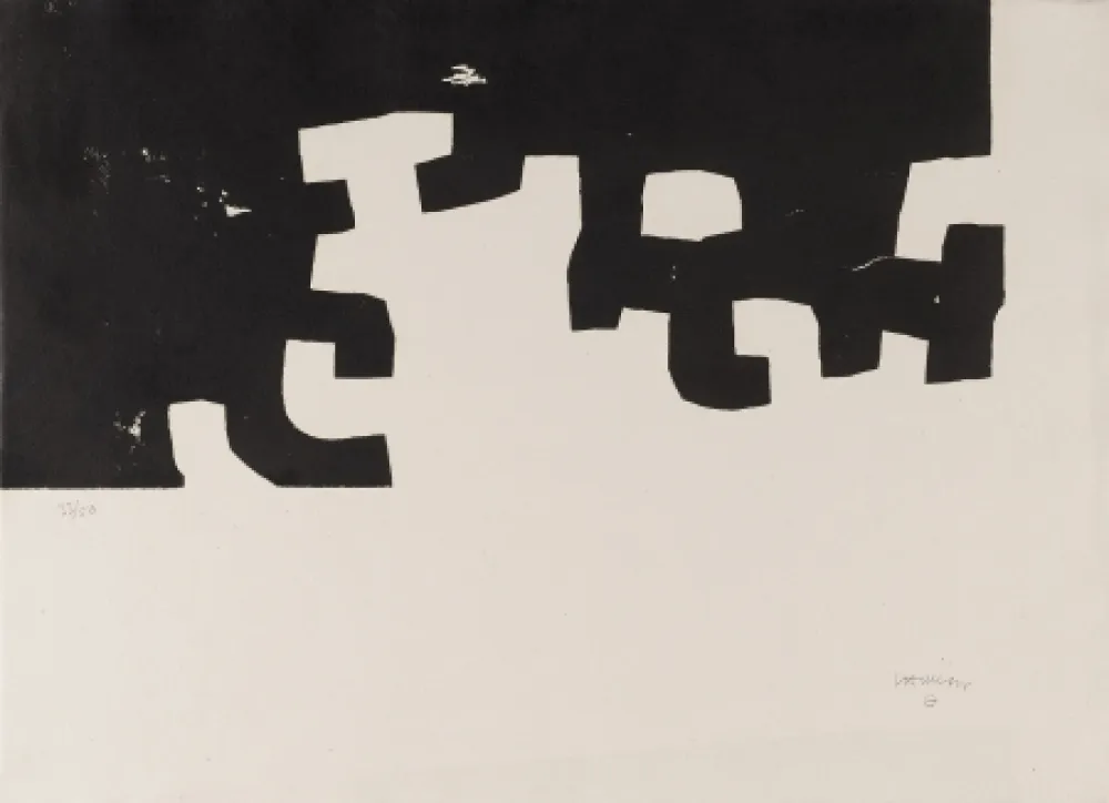 Xilogravura Chillida - Gili III
