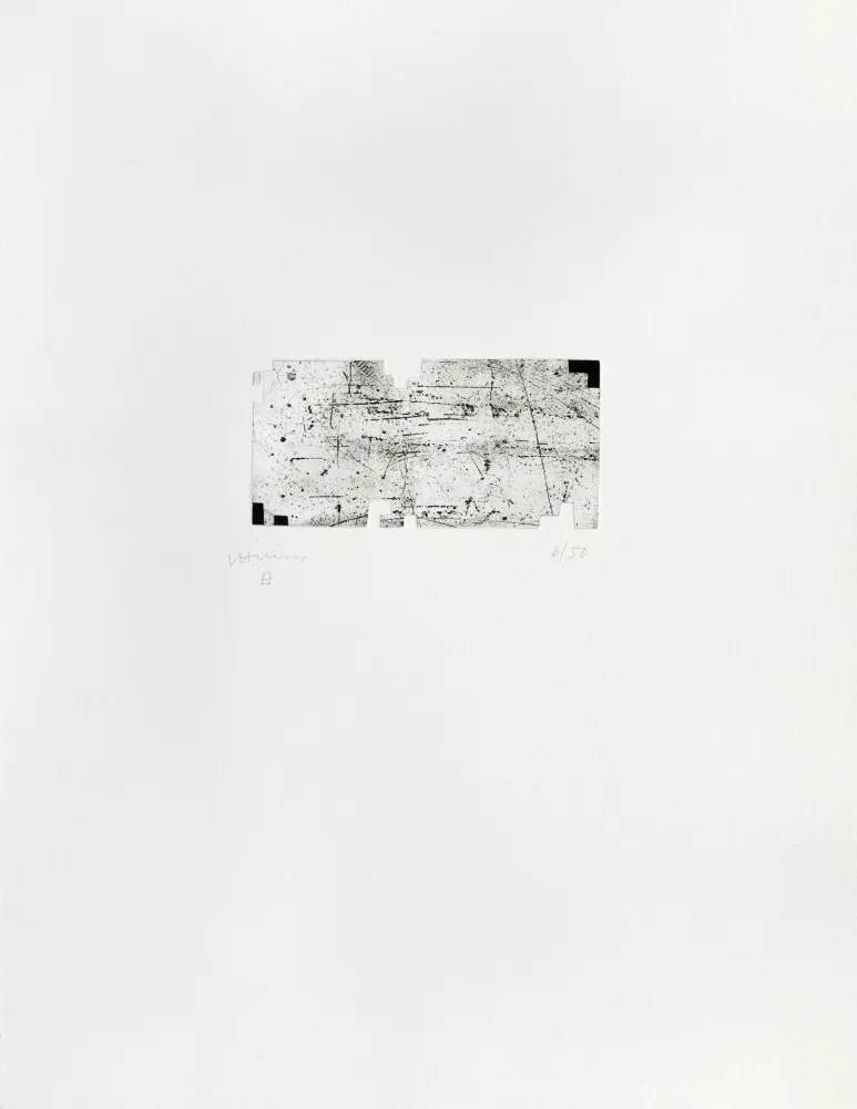 Gravura Chillida - Itsasoratu II 