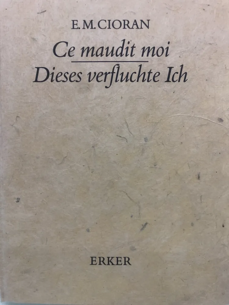 Água-Forte Chillida - Libro Cioran 
