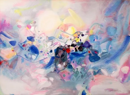 Litografia Chu Teh Chun  - Morning Dew