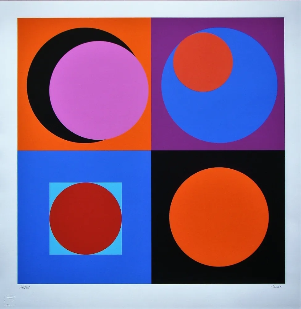 Serigrafia Claisse - Composition géométrique