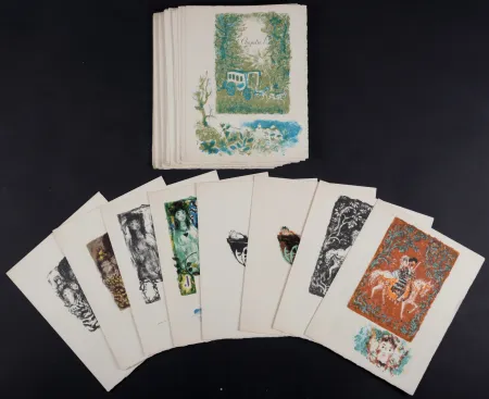 Litografia Clavé - Carmen, 1946 - Suite of 80+ lithographs