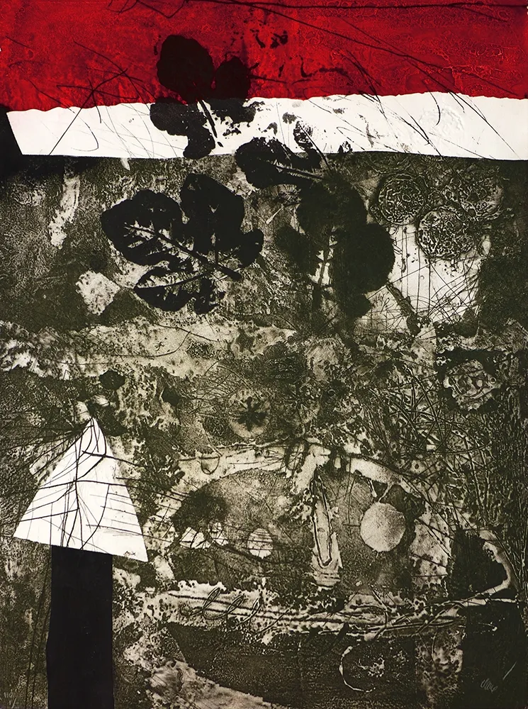 Gravura Clavé - Guerrier aux feuilles