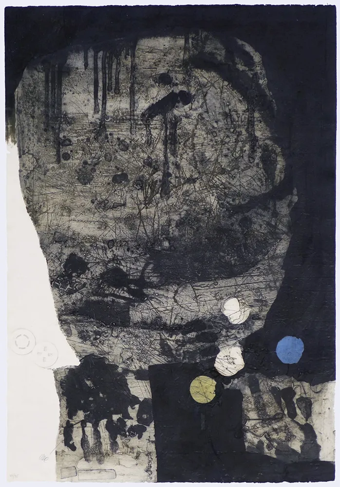 Gravura Clavé - Guerrier aux trois points